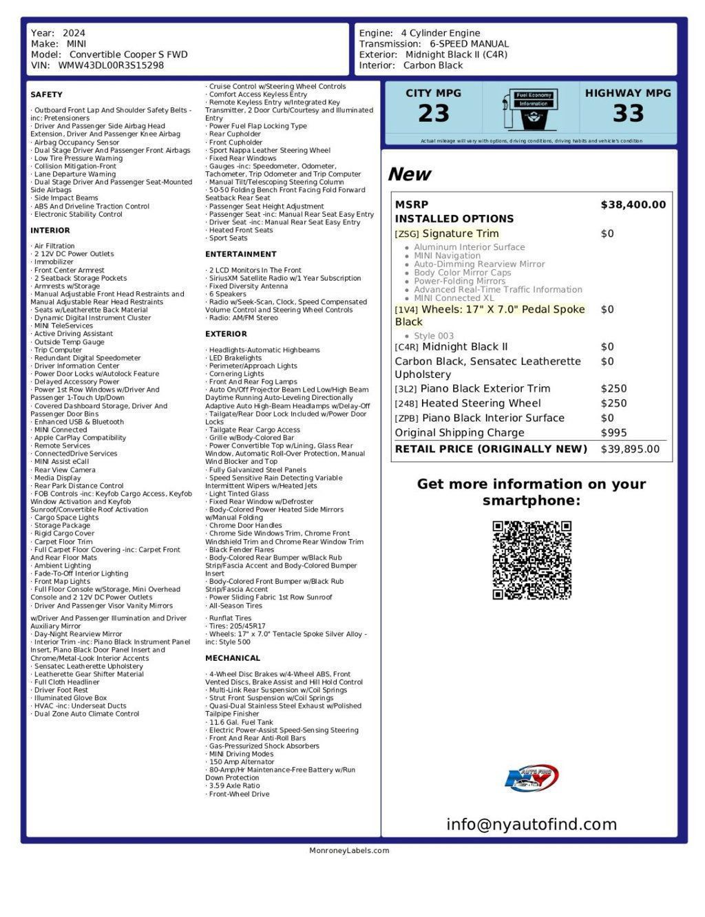 Used 2024 MINI Cooper S FWD image 26