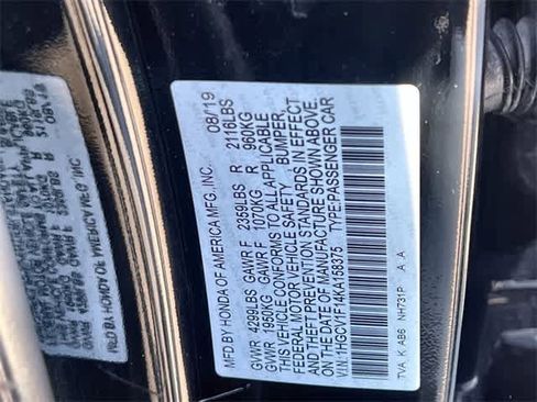 Used 2019 Honda Accord LX image 22