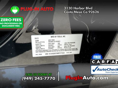 Used 2021 Tesla Model Y Performance AWD/4WD image 11