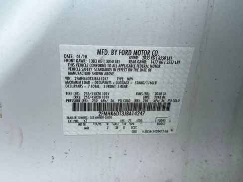 Used 2018 Ford Flex Limited w/ Equipment Group 303A AWD/4WD image 16