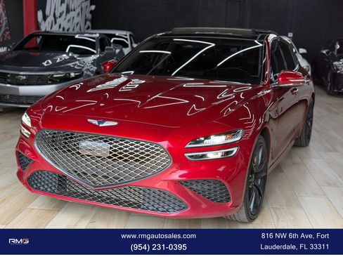 Used 2022 Genesis G70 2.0T w/ Prestige Package AWD/4WD image 1