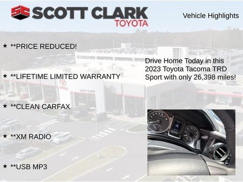 Used 2023 Toyota Tacoma TRD Sport RWD image 12