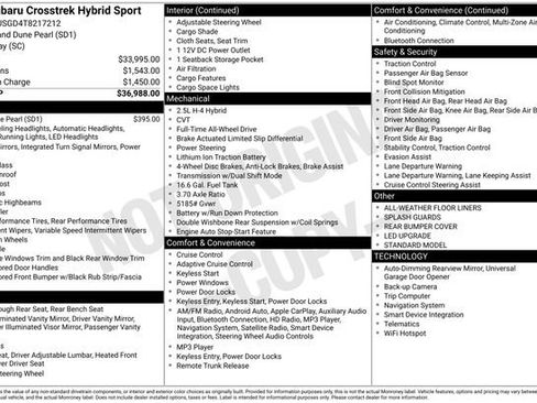 New 2026 Subaru Crosstrek 2.5i Sport image 5