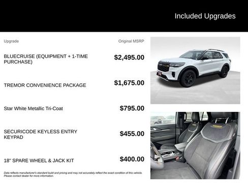 New 2026 Ford Explorer Tremor w/ Tremor Convenience Package AWD/4WD image 5