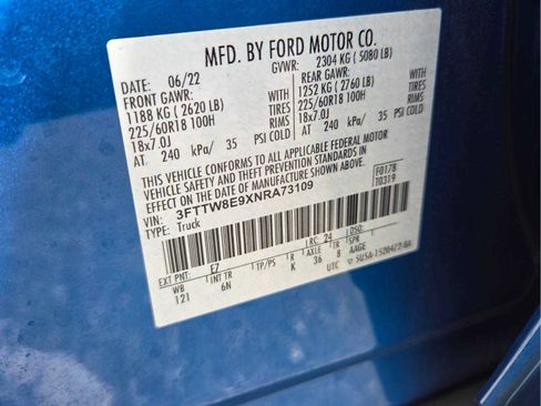 Used 2022 Ford Maverick Lariat FWD image 19