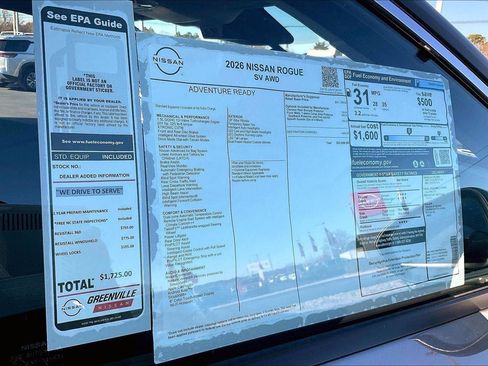 New 2026 Nissan Rogue SV image 15