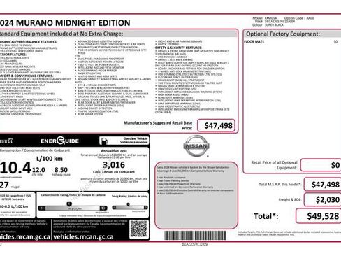 Used 2024 Nissan Murano SL image 6