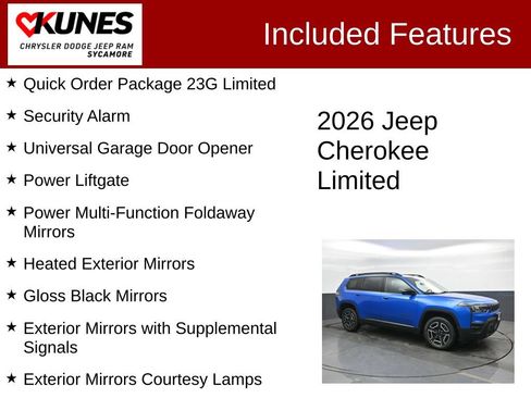 New 2026 Jeep Cherokee Limited AWD/4WD image 3