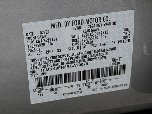 Used 2024 Ford Explorer Limited image 33