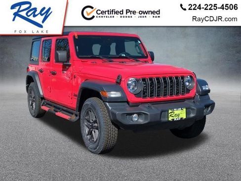 Certified 2024 Jeep Wrangler Unlimited Sport AWD/4WD image 1