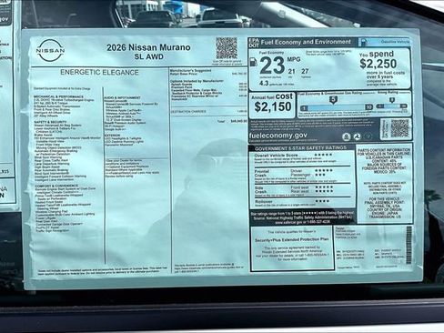 New 2026 Nissan Murano SL image 14