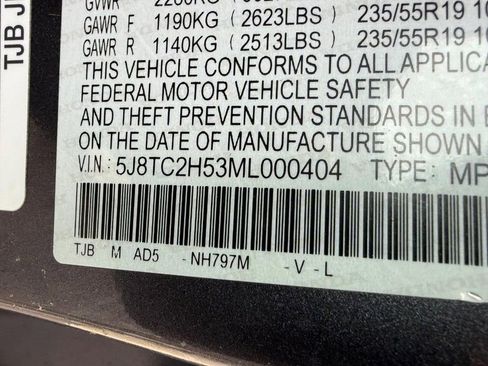 Certified 2021 Acura RDX Technology Package image 25