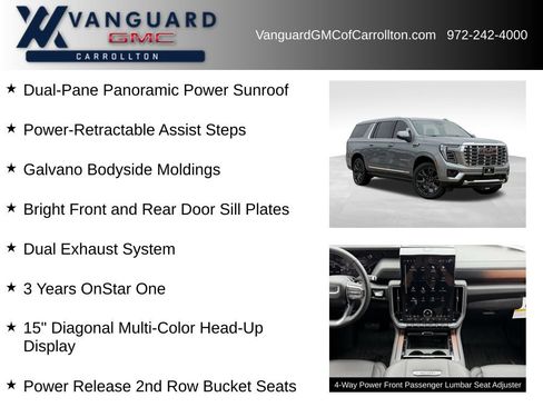 New 2026 GMC Yukon XL Denali w/ Sun & Power Step Package AWD/4WD image 12