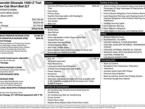 New 2026 Chevrolet Silverado 1500 LT Trail Boss w/ LT Trail Boss Premium Package AWD/4WD image 2