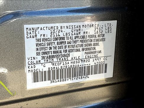 Certified 2025 Nissan Sentra S image 17