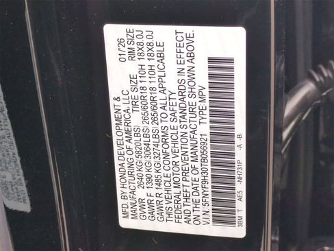 New 2026 Honda Passport RTL image 35