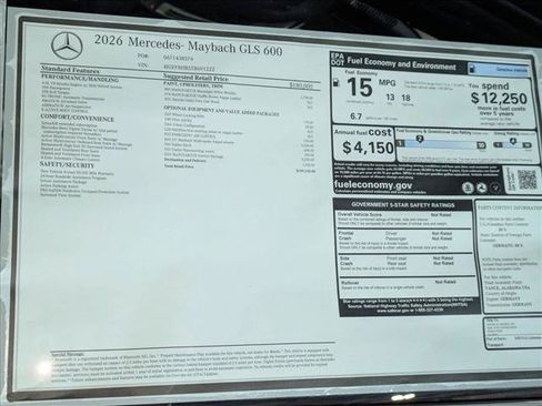 New 2026 Mercedes-Benz Maybach GLS 600 4MATIC image 19