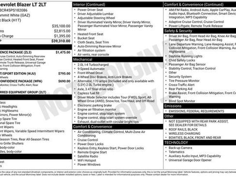 Used 2023 Chevrolet Blazer LT w/ Convenience Package image 35