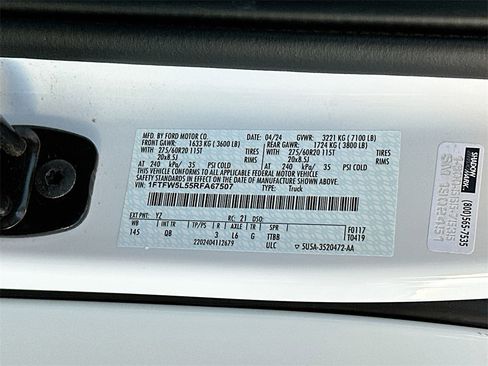 Certified 2024 Ford F150 Lariat w/ Bed Utility Package image 27