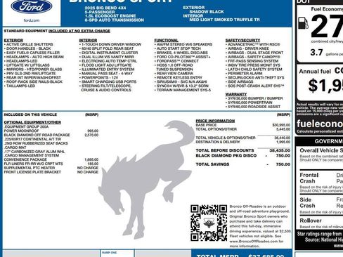 New 2025 Ford Bronco Sport Big Bend image 2