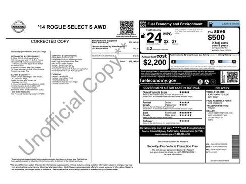 Used 2014 Nissan Rogue S image 33