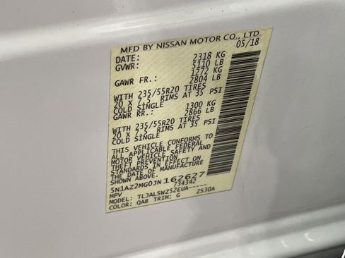 Used 2018 Nissan Murano Platinum w/ Cargo Package image 36