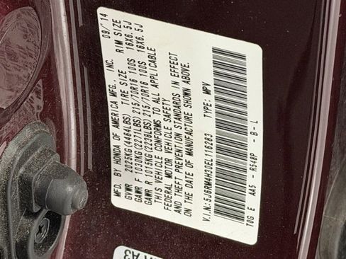 Used 2014 Honda CR-V LX image 24