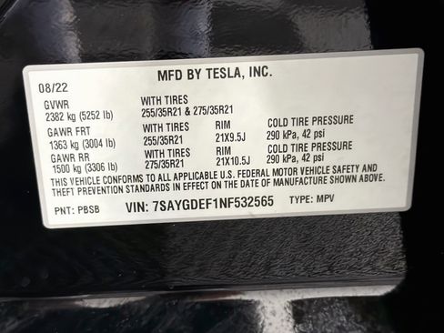 Used 2022 Tesla Model Y Performance AWD/4WD image 12