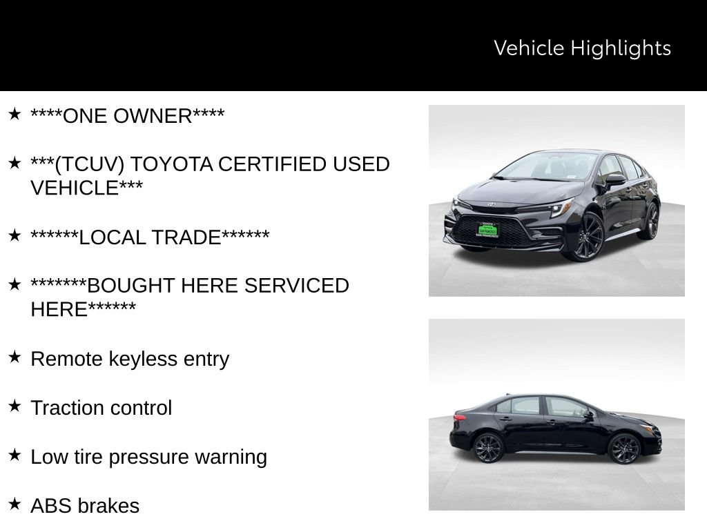Certified 2024 Toyota Corolla SE w/ SE Package FWD image 44