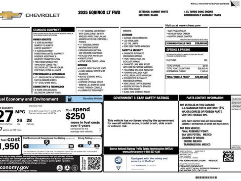 Certified 2025 Chevrolet Equinox LT FWD image 3