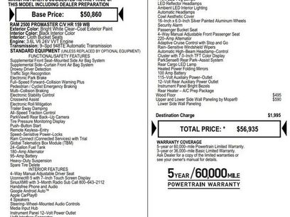 Used 2024 RAM ProMaster 2500 w/ Quick Order Package 22G SLT