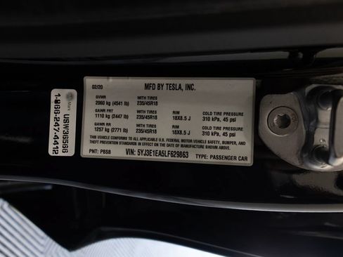 Used 2020 Tesla Model 3 Standard Range Plus RWD image 37