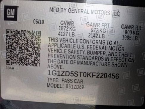 Used 2019 Chevrolet Malibu LT FWD image 32