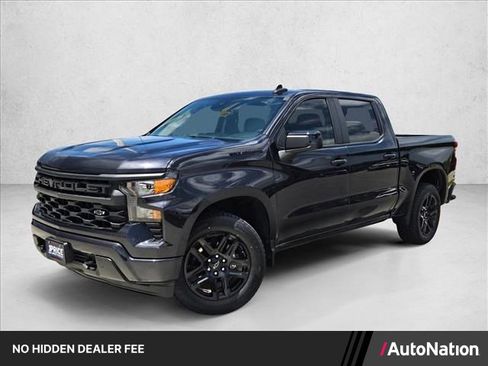 Used 2022 Chevrolet Silverado 1500 Custom w/ LPO, Dark Essentials Package RWD image 1