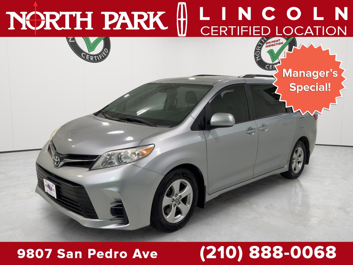 Used 2020 Toyota Sienna LE FWD image 1