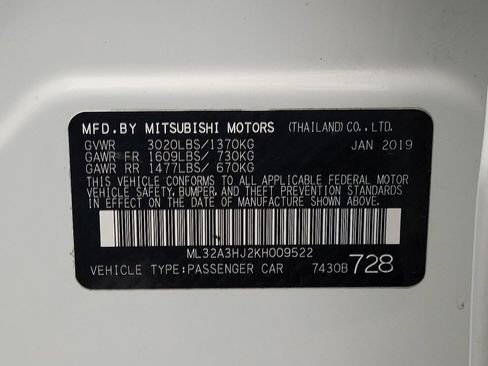 Used 2019 Mitsubishi Mirage ES image 33