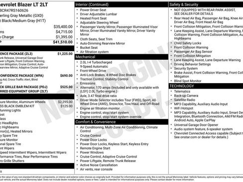 Used 2024 Chevrolet Blazer LT w/ Convenience Package FWD image 5