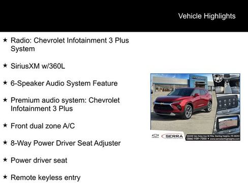 Certified 2024 Chevrolet Blazer LT w/ Convenience Package image 5