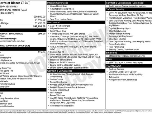 New 2025 Chevrolet Blazer LT w/ Midnight/Sport Edition image 6