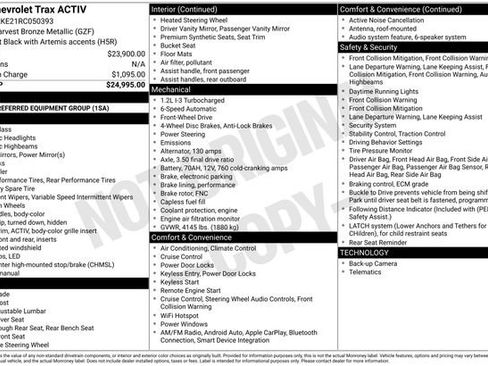 Used 2024 Chevrolet Trax ACTIV image 11