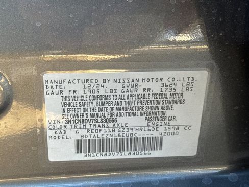 New 2025 Nissan Versa S w/ S Plus Package image 21