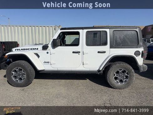 Used 2023 Jeep Wrangler Unlimited Rubicon 4xe w/ Steel Bumper Group image 8