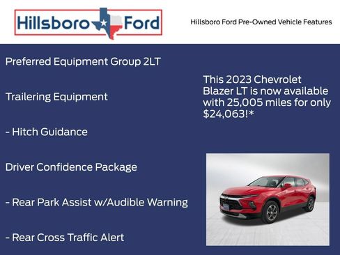 Used 2023 Chevrolet Blazer LT w/ Driver Confidence Package FWD image 3