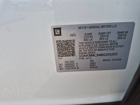 Used 2021 GMC Acadia SLT w/ Technology Package FWD image 23