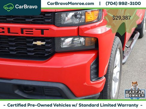 Certified 2020 Chevrolet Silverado 1500 Custom w/ Custom Value Package AWD/4WD image 11