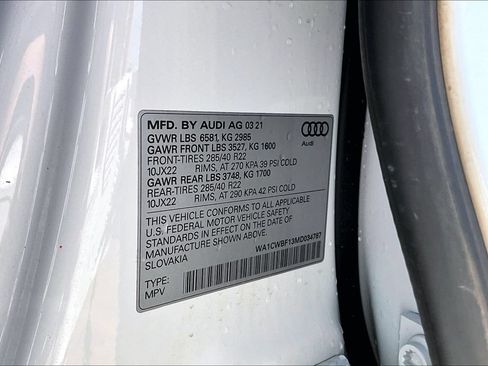 Used 2021 Audi SQ8 Prestige AWD/4WD image 34