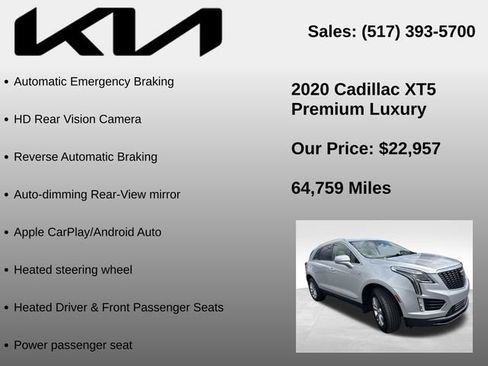 Used 2020 Cadillac XT5 Premium Luxury FWD image 21