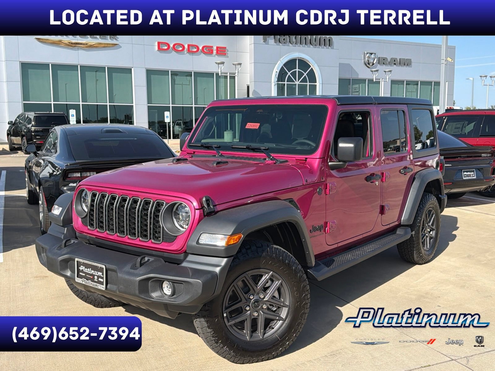 New 2026 Jeep Wrangler Unlimited Sport AWD/4WD 360° Tour
