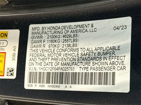 Used 2023 Honda Accord EX-L image 25