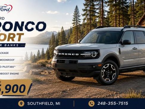 Used 2023 Ford Bronco Sport Outer Banks w/ Tech Package AWD/4WD image 1